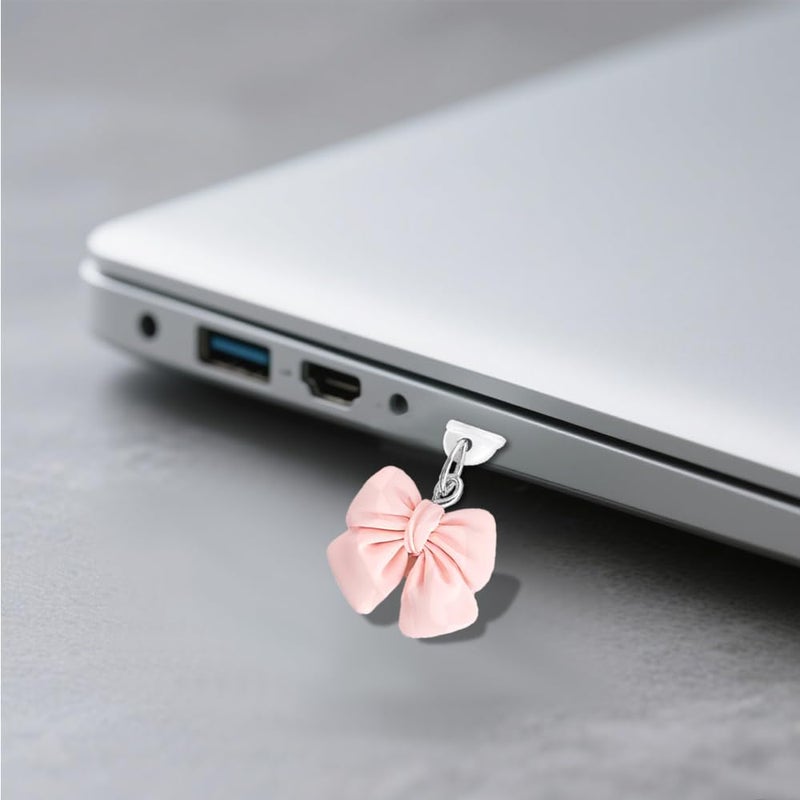 QPIXVB 3PCS Dust Plug Charm Type C,Kindle Dust Plug Charm,Pink Kindle Charms Compatible with Type C/USB C Charging Port,Phone Charms for Readers Book Lover,Accessories for E-Reader Women - Image 5